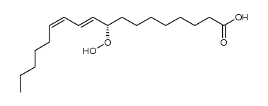 (9S,10E,12Z)-9-hydroperoxy-10,12-octadecadienoic acid Structure
