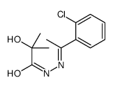 N-[(E)-1-(2-chlorophenyl)ethylideneamino]-2-hydroxy-2-methylpropanamide Structure