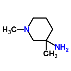 1,3-二甲基哌啶-3-胺结构式