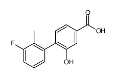 4-(3-fluoro-2-methylphenyl)-3-hydroxybenzoic acid结构式