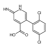 2-amino-5-(2,5-dichlorophenyl)pyridine-4-carboxylic acid Structure