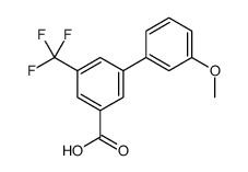 3'-METHOXY-5-(TRIFLUOROMETHYL)-[1,1'-BIPHENYL]-3-CARBOXYLIC ACID结构式