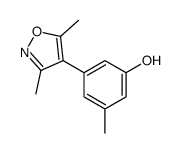 3-(3,5-dimethyl-1,2-oxazol-4-yl)-5-methylphenol结构式