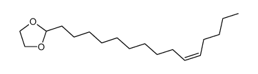 (Z)-2-(10-pentadecenyl)-1,3-dioxolane结构式