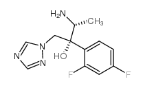 (2R,3r)-3-氨基-2-(2,4-二氟苯基)-1-[1,2,4]噻唑-1-基-2-丁醇结构式