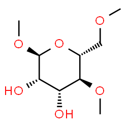 Methyl 4-O,6-O-dimethyl-α-D-mannopyranoside结构式
