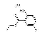 ethyl 5-chloroanthranilate hydrochloride结构式