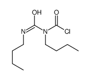 N-butyl-N-(butylcarbamoyl)carbamoyl chloride Structure