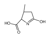 (2S,3S)-3-methyl-5-oxopyrrolidine-2-carboxylic acid Structure