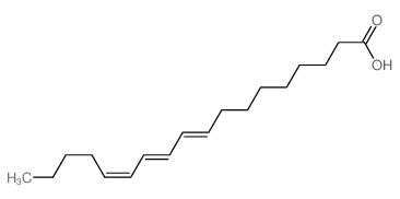 9,11,13-Octadecatrienoicacid Structure