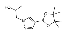 1-[4-(4,4,5,5-tetramethyl-1,3,2-dioxaborolan-2-yl)pyrazol-1-yl]propan-2-ol Structure