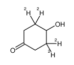 3,3,5,5-tetradeuterio-4-hydroxycyclohexan-1-one结构式