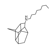 8-(Octylamino)pentacyclo(5.4.0.0(sup 2,6).0(sup 3,10).0(sup 5,9))undecane Structure