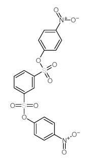 1,3-Benzenedisulfonicacid, 1,3-bis(4-nitrophenyl) ester structure
