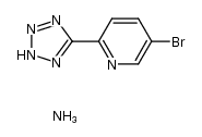 Ammonium 5-(5-bromopyridin-2-yl)tetrazol-2-ide Structure