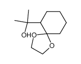 2-(1,4-dioxa-spiro[4.5]dec-6-yl)-propan-2-ol结构式