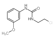 1-(2-chloroethyl)-3-(3-methoxyphenyl)urea结构式