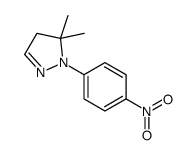 5,5-dimethyl-1-(4-nitrophenyl)-4H-pyrazole Structure