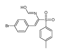N-[2-(4-bromophenyl)-1-(4-methylphenyl)sulfonylethenyl]formamide Structure