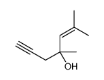 4,6-dimethylhept-5-en-1-yn-4-ol结构式