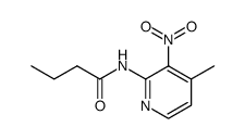 N-(4-METHYL-3-NITROPYRIDIN-2-YL)BUTYRAMIDE Structure