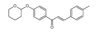 1-(4-((tetrahydro-2H-pyran-2-yl)oxy)phenyl)-3-(p-tolyl)prop-2-en-1-one Structure