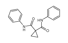 N,N'-diphenyl-cyclopropane-1,1-dicarboxamide Structure