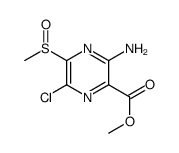 METHYL 3-AMINO-6-CHLORO-5-(METHYLSULFINYL)PYRAZINE-2-CARBOXYLATE picture