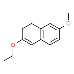 Naphthalene, 3-ethoxy-1,2-dihydro-7-methoxy- (9CI) structure