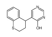 5-(3,4-dihydro-2H-thiochromen-4-yl)-1H-pyrimidin-6-one结构式