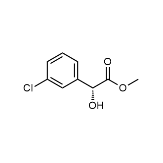 (R)-2-(3-氯苯基)-2-羟基乙酸甲酯结构式