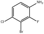 3-Bromo-4-chloro-2-fluoroaniline structure