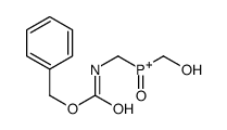 hydroxymethyl-oxo-(phenylmethoxycarbonylaminomethyl)phosphanium结构式