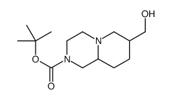 tert-butyl 7-(hydroxymethyl)-1,3,4,6,7,8,9,9a-octahydropyrido[1,2-a]pyrazine-2-carboxylate Structure