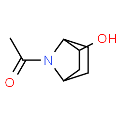 7-Azabicyclo[2.2.1]heptan-2-ol, 7-acetyl-, endo- (9CI)结构式