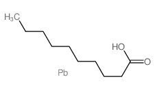 Decanoic acid, lead(2+)salt (2:1)结构式