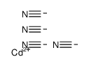 cadmium(2+),tetracyanide Structure