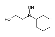2-(N-cyclohexyl-N-hydroxyamino)ethanol Structure
