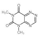 Pyrimido[4,5-e]-1,2,4-triazine-6,8(5H,7H)-dione,5,7-dimethyl-结构式