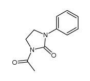 1-acetyl-3-phenyl-imidazolidin-2-one Structure