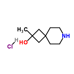 2-methyl-7-azaspiro[3.5]nonan-2-ol hydrochloride Structure