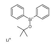 lithium,(2-methylpropan-2-yl)oxy-diphenylsilanide结构式