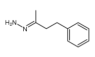 4-phenyl-butan-2-one-hydrazone结构式