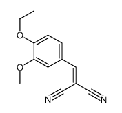 (4-Ethoxy-3-methoxybenzylidene)malononitrile structure