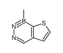 1-Methyl-1,2-dihydrothieno[2,3-d][1,2,3]diazaborine结构式