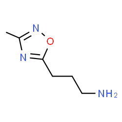 3-(3-methyl-1,2,4-oxadiazol-5-yl)propan-1-amine hydrochloride structure