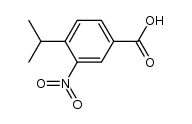 Benzoic acid, 4-(1-methylethyl)-3-nitro- (9CI) Structure