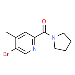 5-Bromo-4-methyl-2-(pyrrolidin-1-ylcarbonyl)pyridine picture