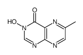 3-Hydroxy-6-methyl-4(3H)-pteridinone结构式
