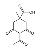 4-乙酰基-3,5-二氧代-1-甲基环己烷羧酸结构式
